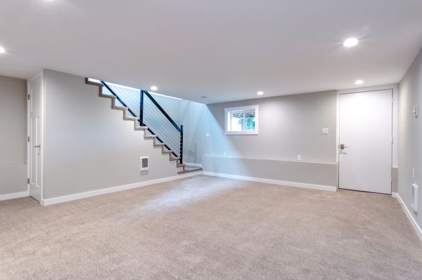 Basement Carpet Replacement in Wheaton