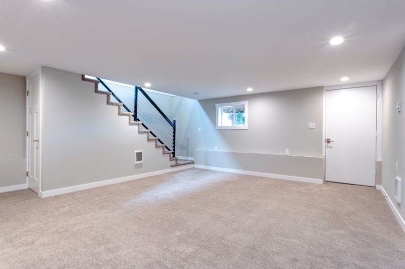 Basement Carpet Setup